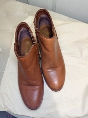Sam Edelman Brown Leather Ankle Booties